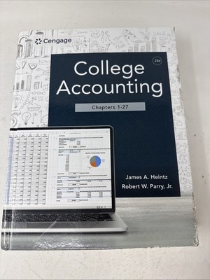 College Accounting, Chapters 1-27 - 24e Hardcover **Cover Damage**