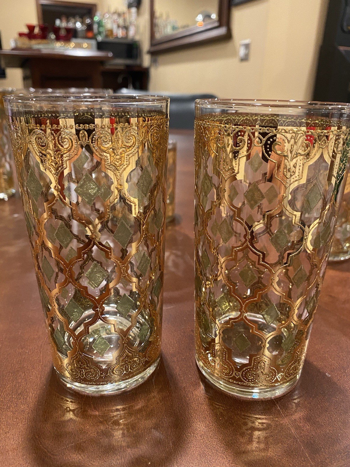 Ultimate 16 Pc Culver  22K Gold Valencia Set-Highball, Lowball, Ice Bucket +more