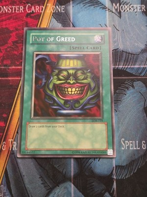 Pot of Greed LOB-119 The Legend of Blue Eyes White Dragon Unlimited