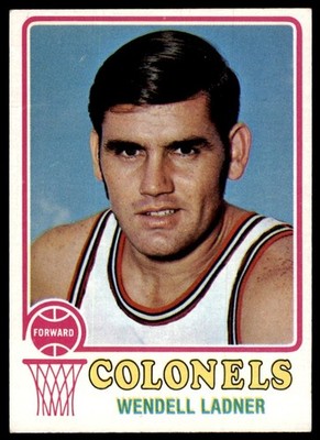 1973-74 Topps Baseball Card (Damaged) Wendell Ladner Kentucky Colonels #261