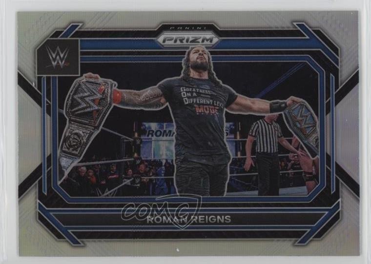 2023 Panini Prizm WWE Silver Prizm Roman Reigns #29 6l7