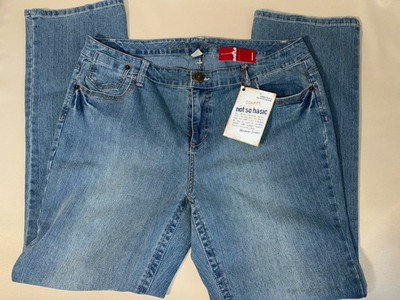 AVENUE NWT Jeans Medium Blue Denim Stretch Jeans 16A  Not so basic 