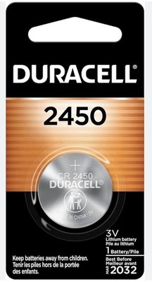 Duracell DL2450BPK 2450 Coin Cell Lithium Battery - Pack Of 42 Batteries