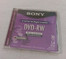 Sony HandyCam DVD-RW Re-Recordable Disc 30 Min. 1.4 GB NEW SEALED