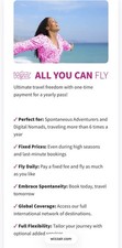 Wizz Air All You Can Fly Mitgliedschaft seltene Pakete noch 1 zu kaufen