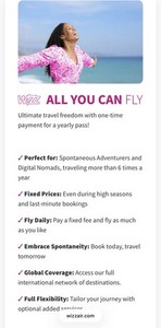 Wizz Air All You Can Fly membresía paquetes raros todavía disponibles para comprar 1
