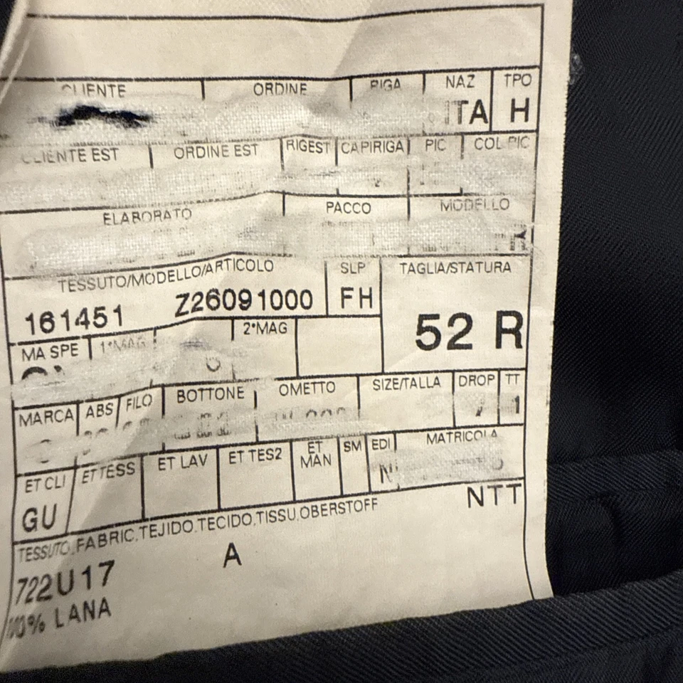 Traje a Rayas Gucci Para Hombre 2 Piezas Blazer Chaqueta y Pantalones 52R IT / US 52R Lana Foto 3 de 4