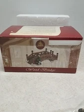 Enchanted Forest Lemax Porcelain Bridge Christmas Village 2004 #289-2195