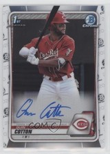 2020 Bowman Chrome Prospects Auto Quin Cotton #CPA-QC Auto 0us5