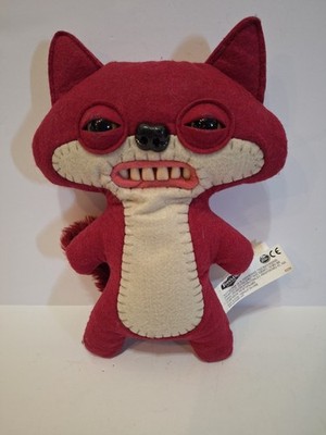 Fuggler Funny Ugly Monster Spin Master Red Maroon Suspicious Fox Animal Plush