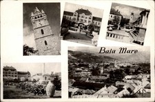 RPPC Baia Mare City Romania vintage postcard a457