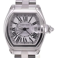 CARTIER Roadster XL W62032X6 Date Silver Dial Automatic Men's Watch R#142915
