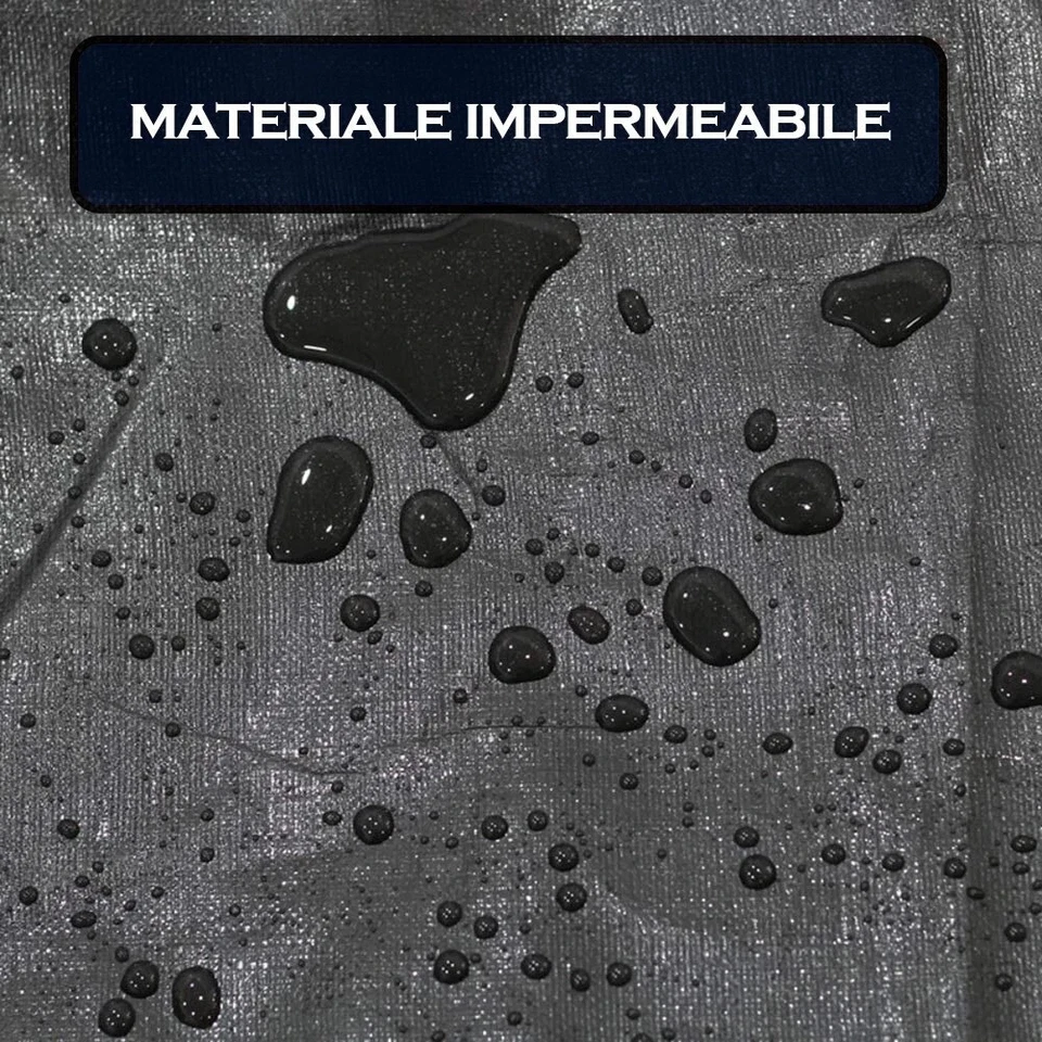 TELO COPRIAUTO FELPATO IMPERMEABILE CON BORSA TAGLIA XL 530x180x117 250g MQ - Immagine 3 di 3