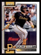 2026 Topps #77 Spencer Horwitz Pittsburgh Pirates