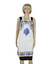 KAY DEE DESIGNS NWOT Vineyard "Wine Country" Full Length Dual Pocket Chef Apron