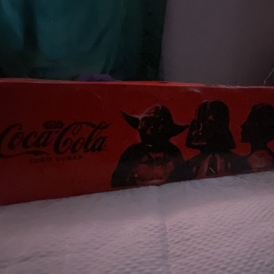 Coca-Cola Zero Sugar Star Wars Darth Vader Red & Black Advertising Can