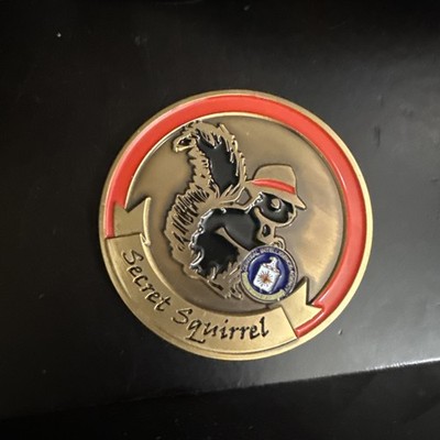 CIA Secret Squirrel Admit Nothing Deny Everything Challenge Coin