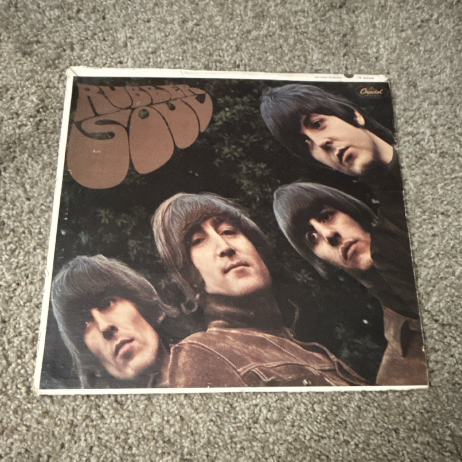 The Beatles Rubber Soul LP Vinyl Capitol T-2442 12" 33 RPM Rock 1960s