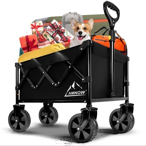 Collapsible Folding Wagon Cart, Cart Foldable With 4 big wheels -**NEW** Unboxed