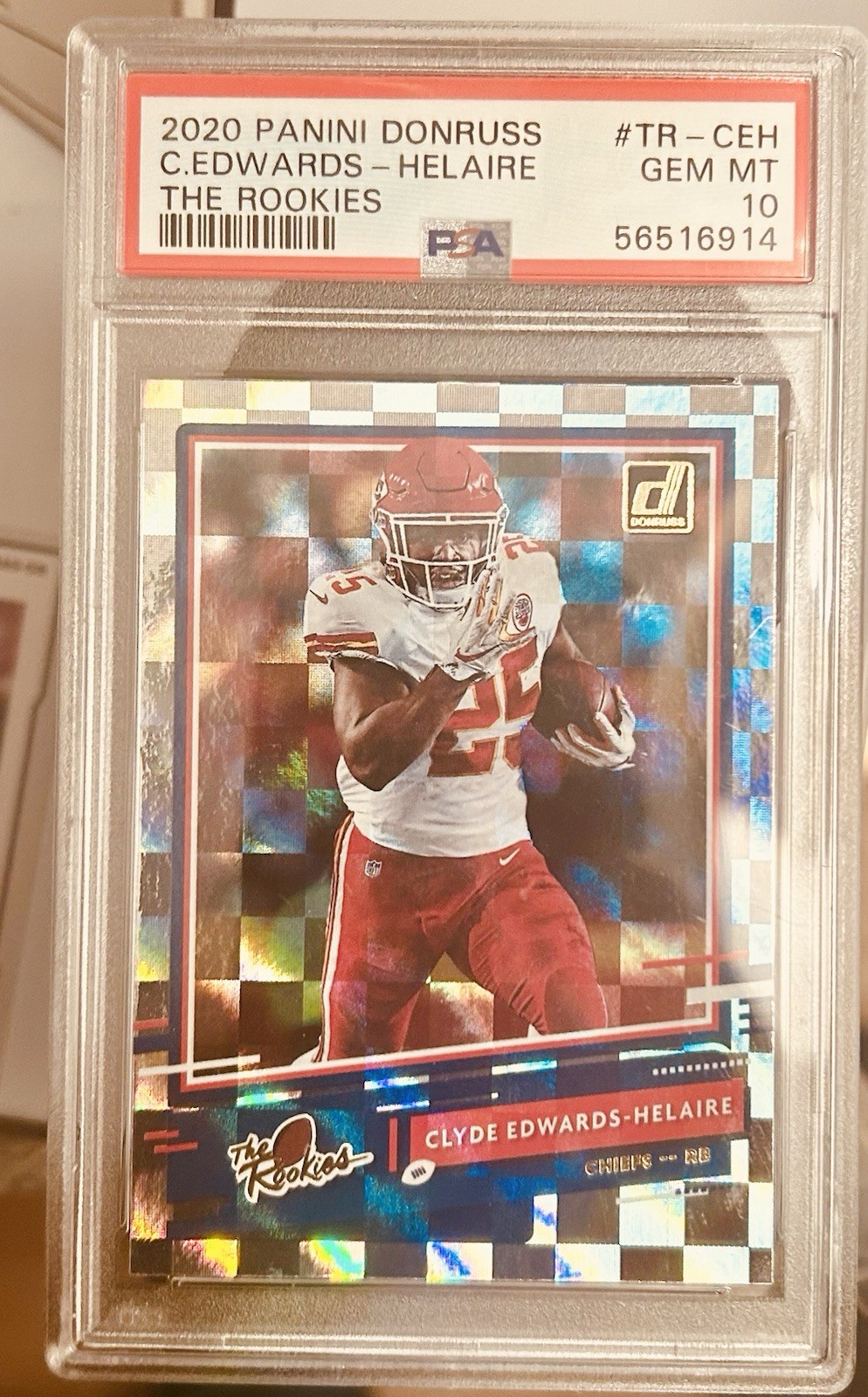 Clyde Edwards-Helaire Panini Donruss the Rookies #TRCEH Base