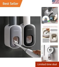 Automatic Toothpaste Dispenser Wall Mounted for Kids and Adult 2Pcs Automat...