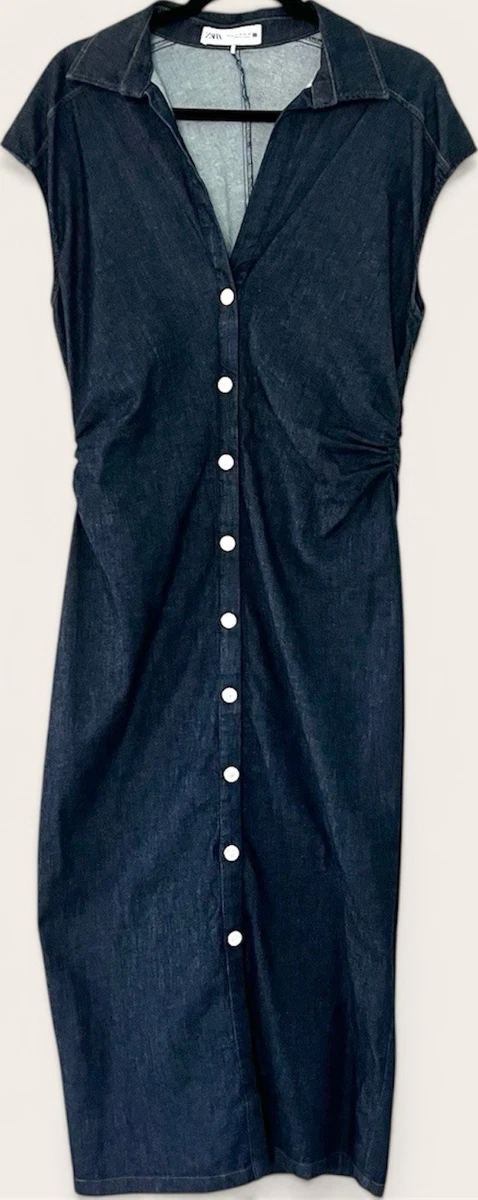 Zara Denim Sleeveless Dresses for Women for sale | eBay