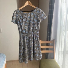 Scandinavian Heart Pattern Dress Customizable Waist Used