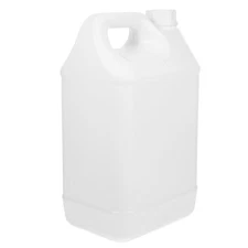 5L HDPE Plastic Jugs Empty Bottle Jug with Airtight Lids Water Container Home...