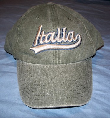 Embroidered Italia Baseball Cap by Beechfield Original Headwear United Kingdom