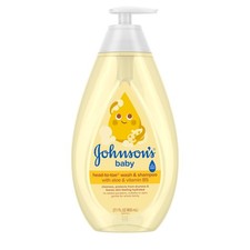 Johnson's Baby Head To Toe Baby Wash Shampoo Aloe Vitamin B5 27.1 fl oz