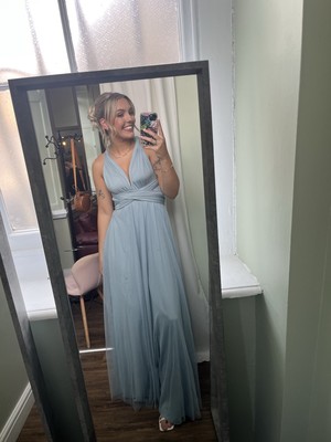 victoria lou bridesmaid dresses Dusty Blue Multiway Dress Colour_Plum