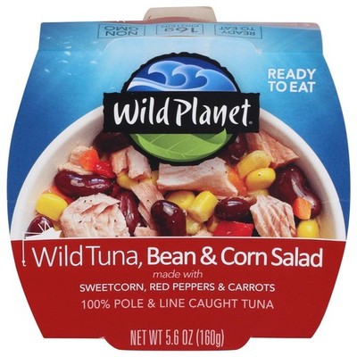 Wild Planet Ready to Eat Tuna Bean & Corn Salad Bowl
