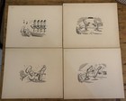 (24) Vintage Gerber Meats Advertisement Drawings/Proofs — photo 2