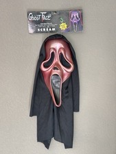 Scream Ghost Face Mask 1997 Metallic Pink Fun World Easter Unlimited MK 8501