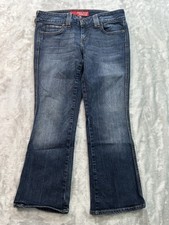 Guess Y2K Jeans Womens Sz 30 Blue Sweetheart Flared Boho Low Rise Flare Short