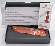 VICTORINOX EVOKE ALOX Limited Edition 2025 Stone Red Swiss Army Knife BRAND NEW