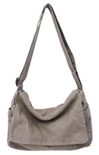 Messenger Bag for Women Men Satchel Bag Canvas Crossbody Shoulder Bag Casual ...