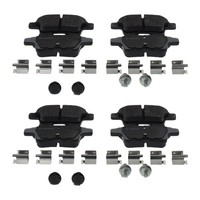 2 BremsbelagsäTze Scheibenbremsen 16,5 Mm Bosch FüR U.A. CitroËN C4