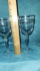Fostoria Holly Water Wine Goblets 7 7/8" Tall Lot of 2 Clear Crystal Glass — photo 6