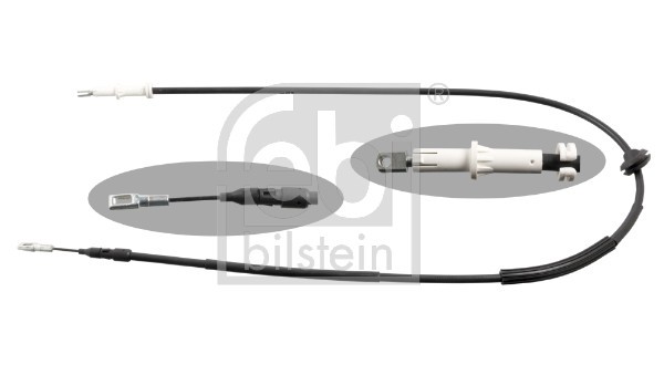 Handbremsseil Seilzug Hinten Links FÜR MERCEDES-BENZ - Febi Bilstein 26466-image