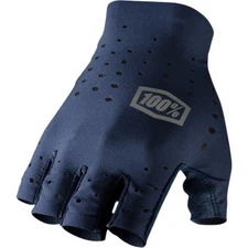 100% Sling Finger Short Gloves Md Navy 10021-00011