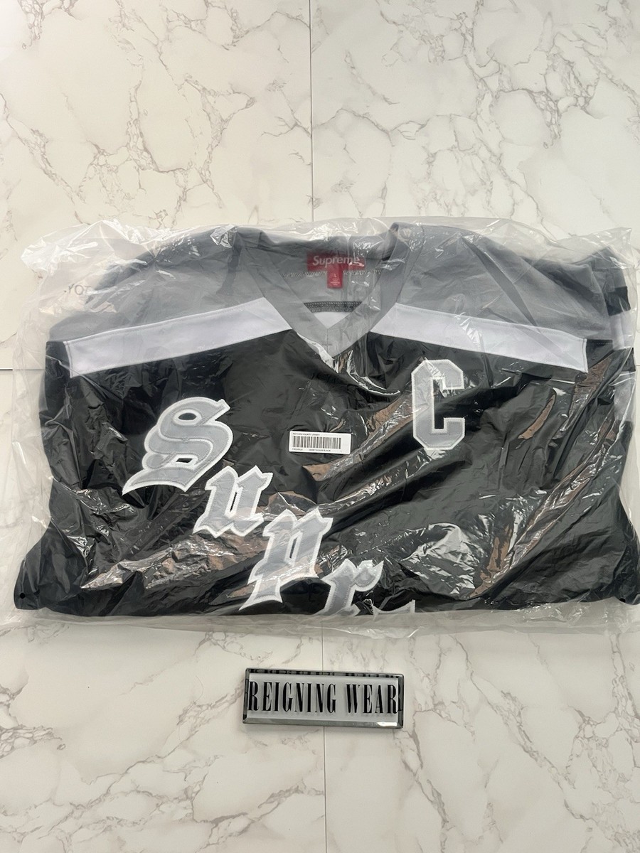 Supreme Fire & Ice Hockey Jersey - Black Size Large | eBay