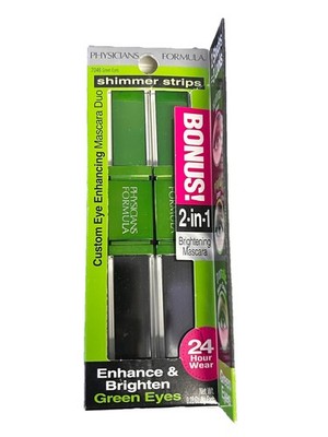 Physicians Formula Shimmer Strips 2-in-1 Brightening Mascara Duo, Green Eyes
