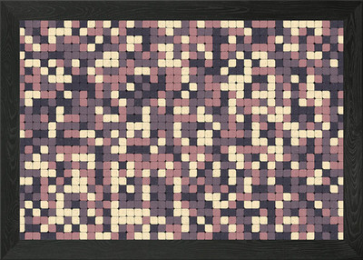 Geometrisches Muster gerahmtes Wandbild Poster Leinwanddruck Bild