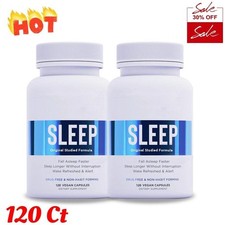 2PCS Relax Sleep 240 Capsules-Helps Relax and Promote Natural Sleep, Sleep Best