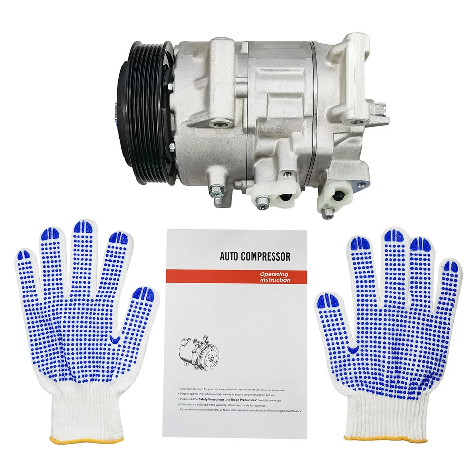 AC Compressor for Toyota Camry Highlander RAV4 Lexus NX200t NX300 w/ Clutch ZC - Image 4 of 4