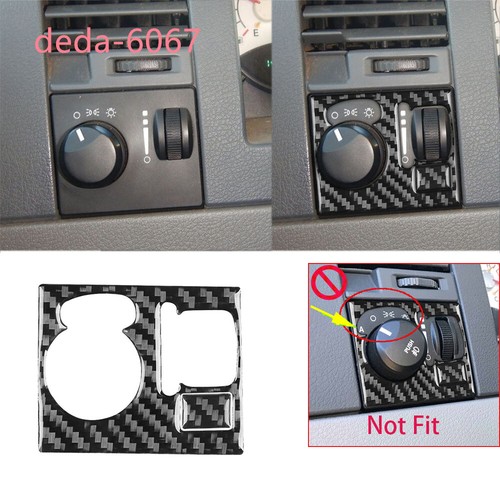 Carbon Fiber Interior Headlight Switch Button Cover For Dodge Durango 2004-2009 - Bild 1 von 11