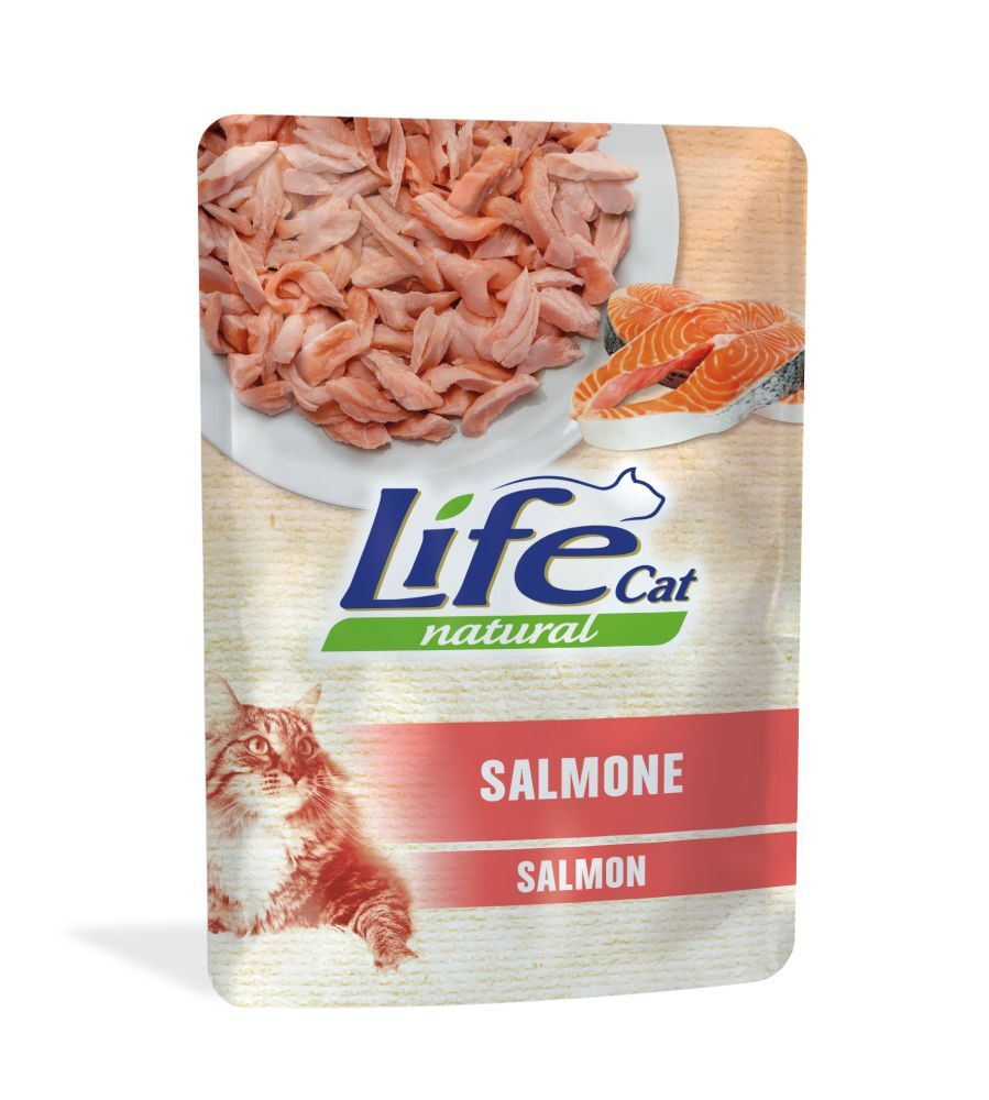 Life Cat Natural, in Busta 70gr Salmone