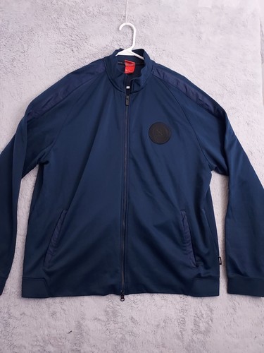 Nike FC Track Jacket Mens 2XL XXL Blue Full Zip Football Club Performance Soccer - Picture 2 of 13