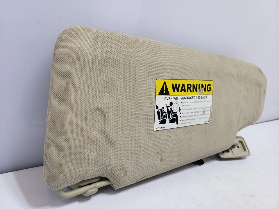 ✅ 11-18 OEM Volvo S60 Parasol delantero derecho lado pasajero beige NOTA* Foto 4 de 4